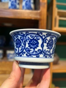 Scrolling Lotus Tea Cup — view 5