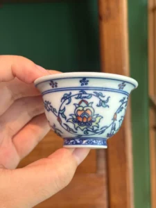 Scrolling Lotus Tea Cup — view 2
