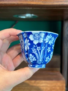 A Thousand Flowers Hexagonal Tea Cup — view 4