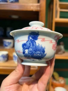 Playful Lions Gaiwan — view 2