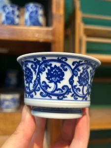 Scrolling Lotus Tea Cup — view 8