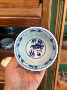 Fish & Water Plants Tea Cup — view 4