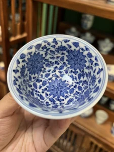 Scrolling Lotus Tea Cup — view 7