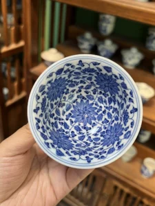 Scrolling Lotus Tea Cup — view 4