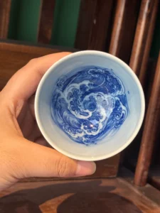 Ocean Waves Tea Cup — view 5