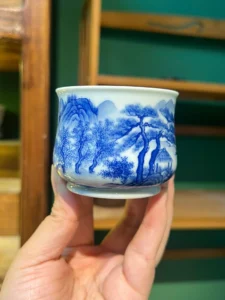 Mountain Landscape Tea Cup — view 7