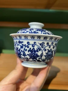 Scrolling Lotus Gaiwan — view 3