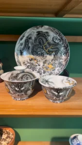 Ink Dragon Tea Set