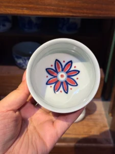Lotus & Eight Treasures Tea Cup — view 4