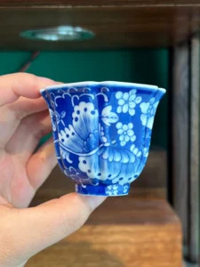 A Thousand Flowers Hexagonal Tea Cup — view 7
