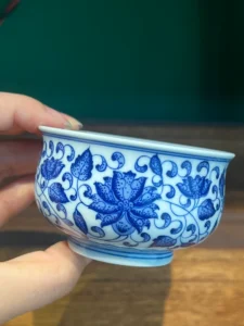 Scrolling Lotus Tea Cup — view 5