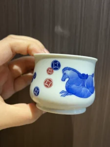 Horse & Coins Tea Cup — view 2