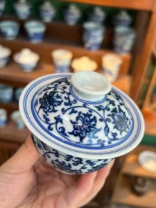 Scrolling Lotus Tea Set — view 6