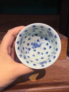 Butterflies & Blossoms Tea Cup — view 3
