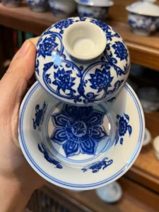 Scrolling Lotus Gaiwan — view 7