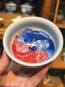 Yin & Yang Fish Tea Cup — view 3