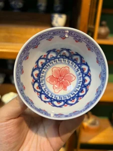 Lotus Medallion Tea Cup — view 2
