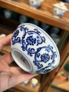 Scrolling Lotus Tea Cup — view 9