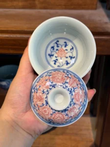 Lotus & Eight Treasures Gaiwan — view 4