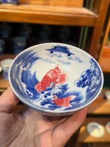Leaping Carp Tea Cup — view 7