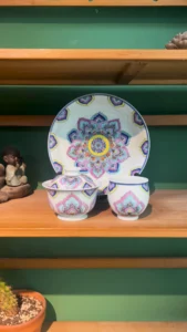 Lotus Medallion Tea Set