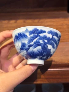 Mountain Landscape Tea Cup — view 7