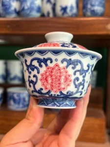 Scrolling Lotus Gaiwan — view 3