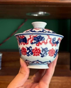 Lotus & Eight Treasures Gaiwan — view 2