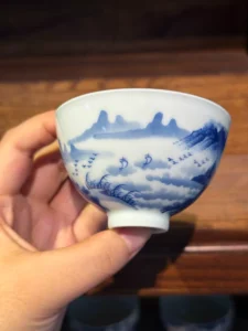 Mountain Landscape Tea Cup — view 5