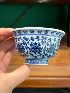 Scrolling Lotus Tea Cup — view 2