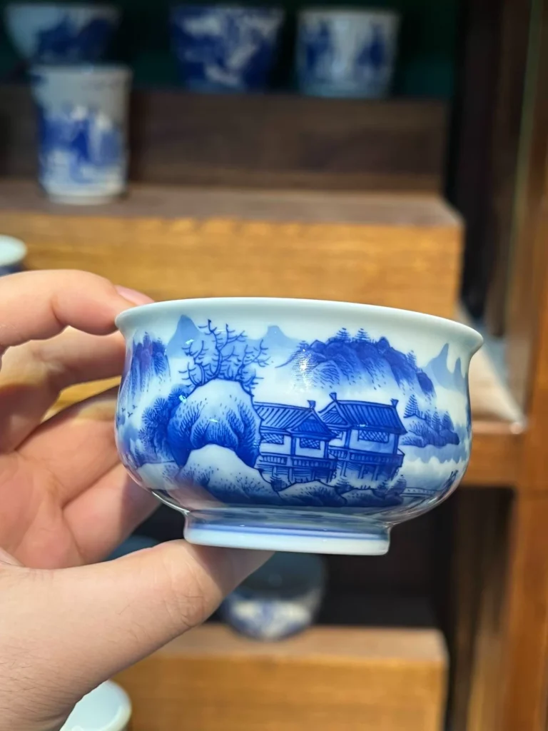Mountain Landscape Tea Cup