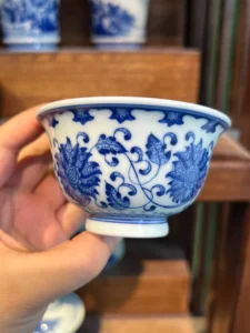 Scrolling Lotus Tea Cup — view 2