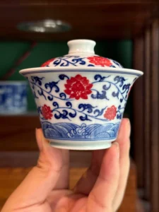 Scrolling Lotus Gaiwan — view 3