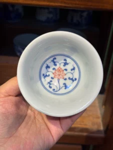 Scrolling Lotus Tea Cup — view 4