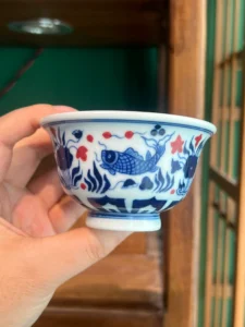 Fish & Water Plants Tea Cup — view 7