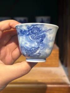 Ink Dragon Tea Cup — view 3