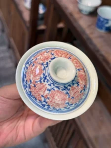 Lotus & Eight Treasures Gaiwan — view 8