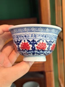 Scrolling Lotus Tea Cup — view 5
