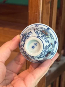 Scrolling Lotus Tea Cup — view 9