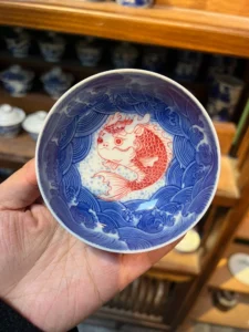 Ocean Waves Tea Cup — view 2