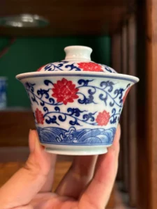 Scrolling Lotus Gaiwan — view 5