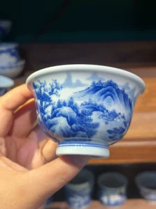 Mountain Landscape Tea Cup — view 3