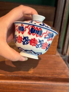 Lotus & Eight Treasures Gaiwan — view 7