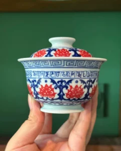 Scrolling Lotus Gaiwan — view 4