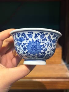 Scrolling Lotus Tea Cup — view 5