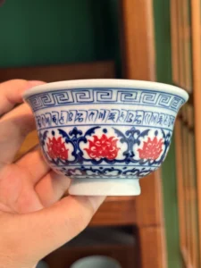 Scrolling Lotus Tea Cup — view 6