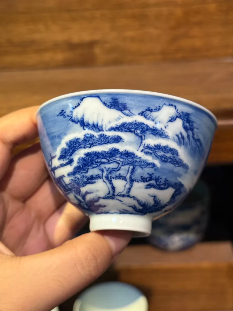 Winter Landscape Tea Cup