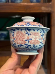 Lotus & Eight Treasures Gaiwan — view 3