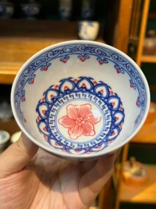 Lotus Medallion Tea Cup — view 3