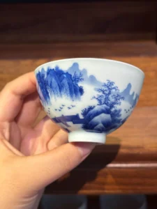 Mountain Landscape Tea Cup — view 3